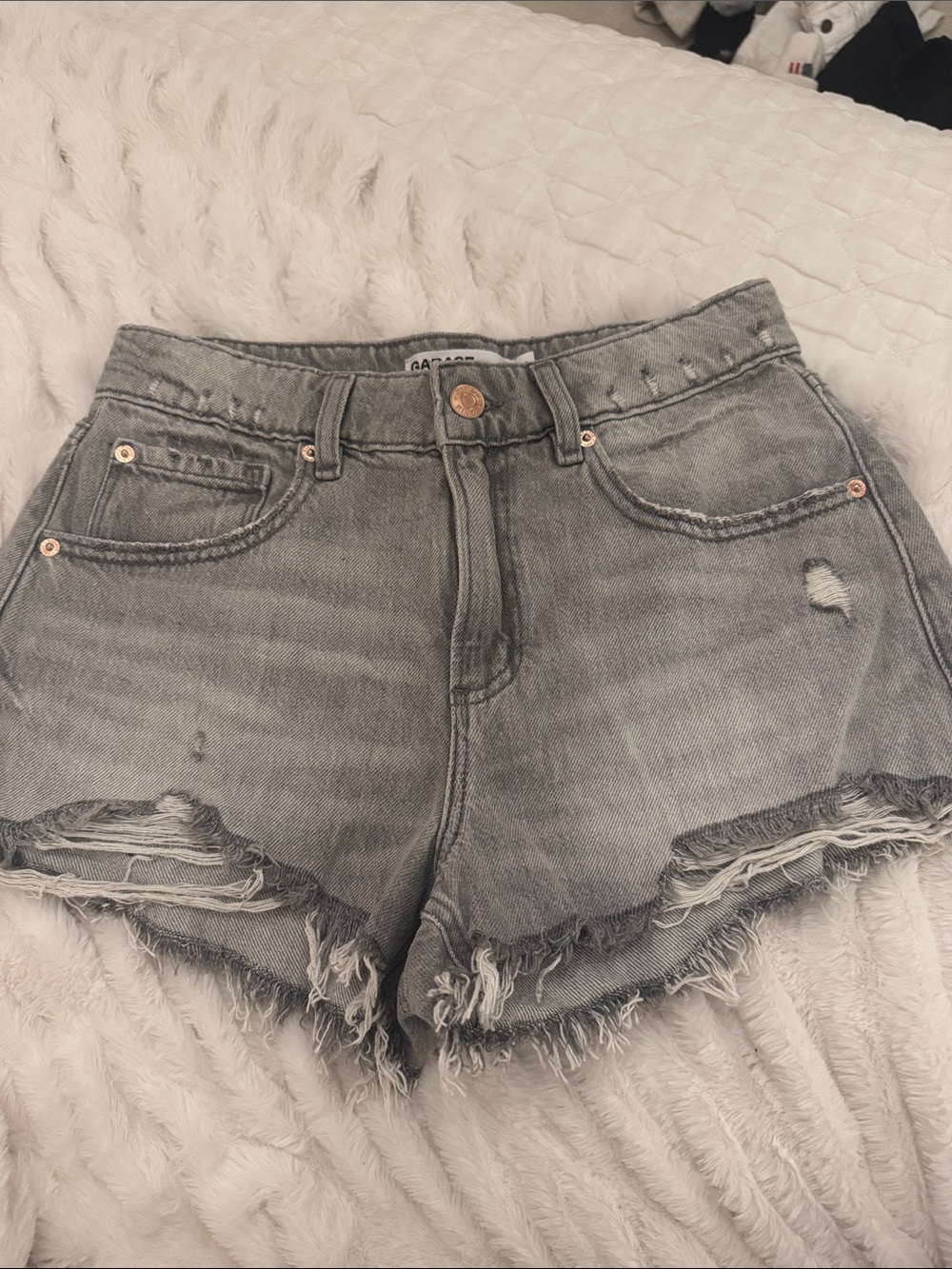 Garage Gray Jean Shorts